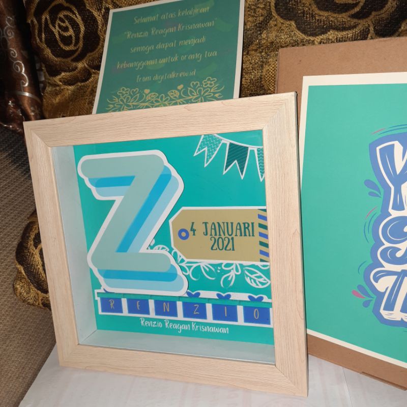 Jual 1 HARI JADI - SCRAPFRAME 25x20 CM (8R) | Shopee Indonesia