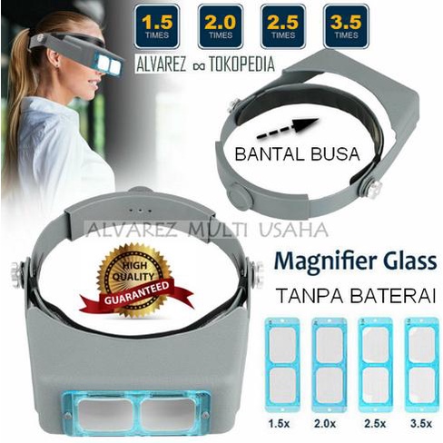 Jual Head Wearing Magnifier Loop / Optivisor Loupe Kaca Pembesar Objek ...