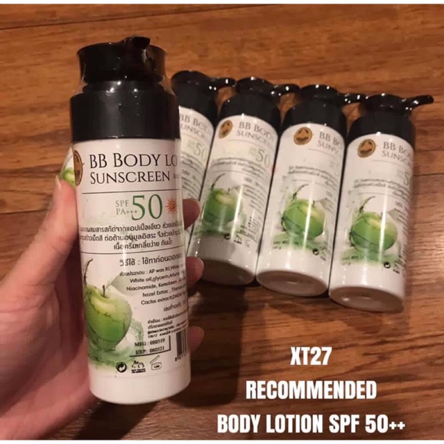 Jual [GROSIR] READY BB BODY LOTION SUNSCREEN SPF 50 ORIGINAL THAILAND