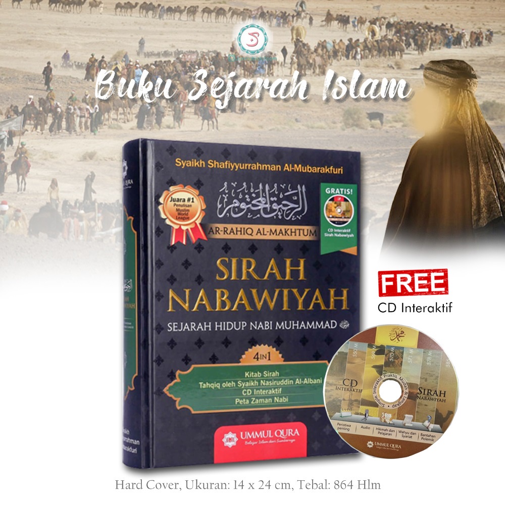 Jual Buku Sirah Nabawiyah, Sejarah Hidup Nabi Muhammad SAW Plus CD ...