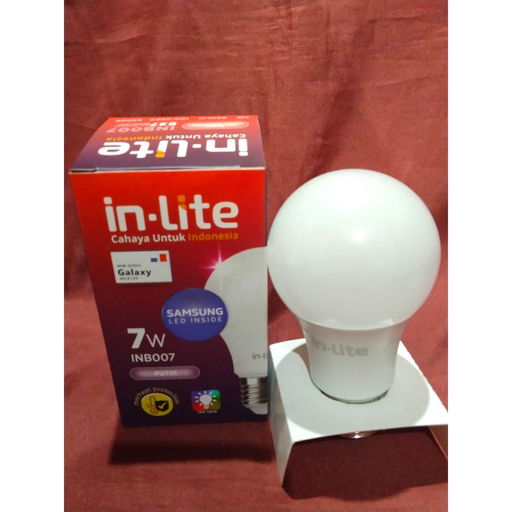 Jual LAMPU INLITE // INLITE INB007 LED 7W PTH/6500K | Shopee Indonesia