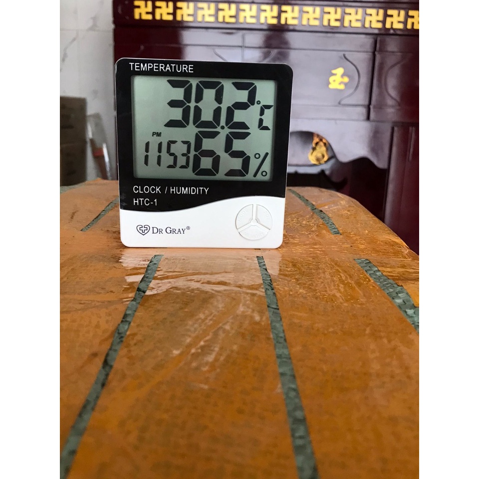 Jual DR GRAY HTC Termometer Higrometer Ruangan Digital / Thermometer ...