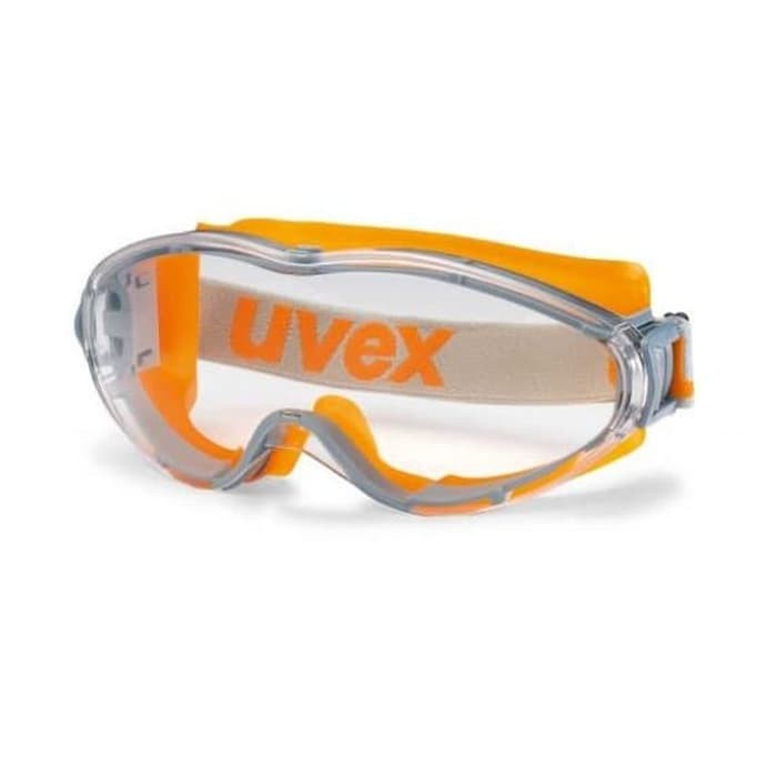 Jual UVEX Safety Goggles, Ultrasonic Orange/Grey, HC-AF Clear-9302245 ...