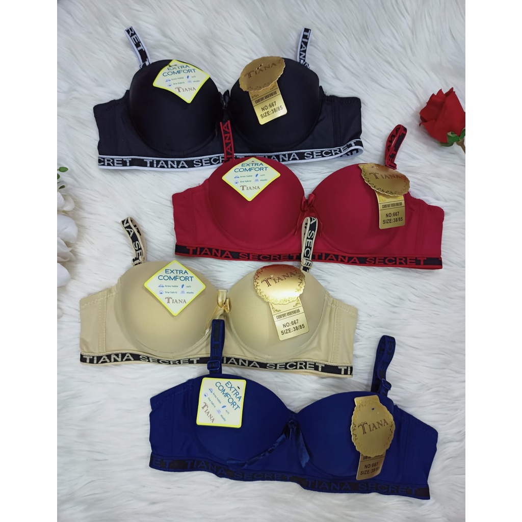 Jual TIANA 668 Bra KAWAT TIANA SECRET / FULL CUP / BH Kawat TIANA