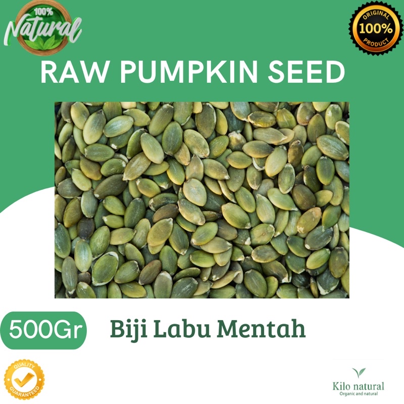 Jual Pumpkin Seed Raw 500Gram / Biji Labu Mentah 500Gr | Shopee Indonesia