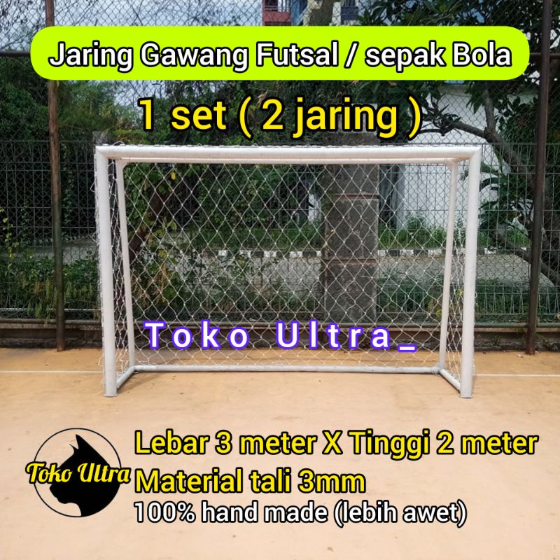 Jual Jaring Gawang Futsal Dan Sepak Bola Set Jaring Jaring