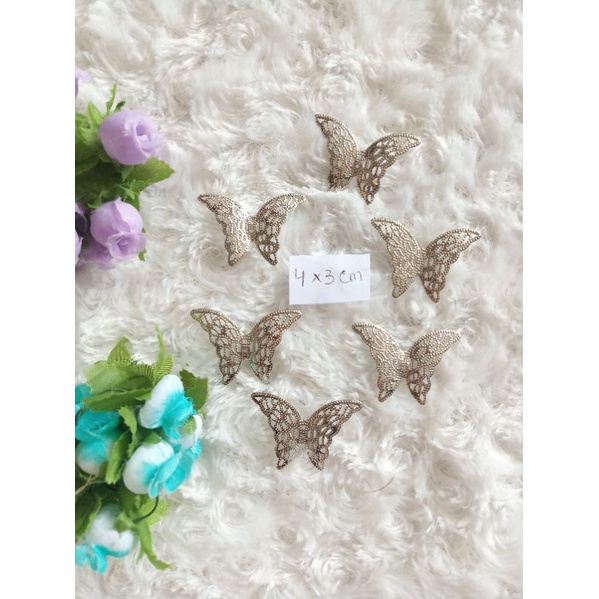 Jual RANGKA ANTING CHARM BANDUL BENTUK kupu kupu butterfly | Shopee ...