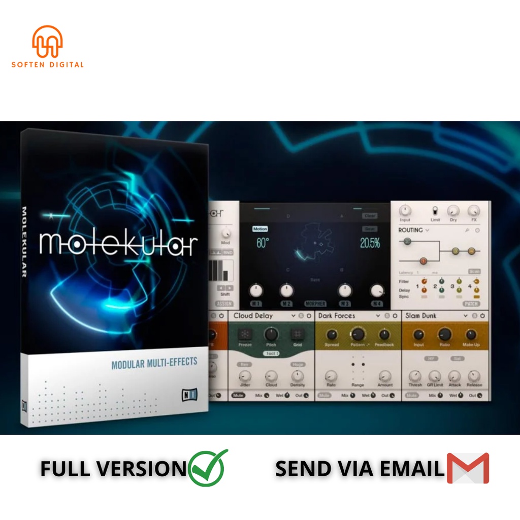 Jual Native Instrument NI MOLEKULAR v1 VSTI Plugin reative effects for ...