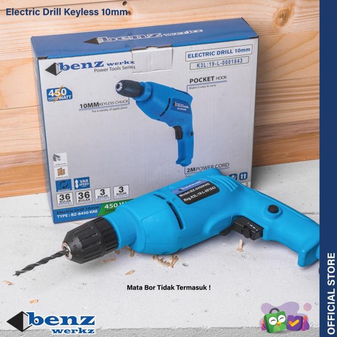 Jual Mesin Bor Listrik Tangan Keyless Electric Drill Keyless By Benz