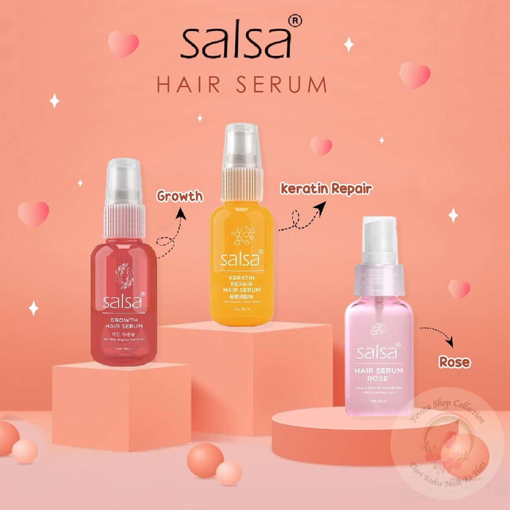 Jual SALSA Hair Serum 80ml | Perawatan Rambut Keratin & Growth ...