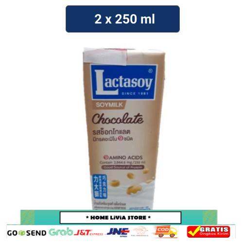 Jual Lactasoy Soy Milk Chocolate 2 x 250 mL Shopee Indonesia
