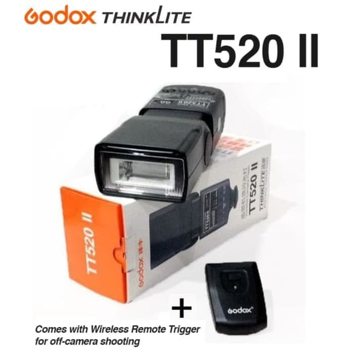 Jual Godox Thinklite Camera Flash TT 520 II TT520 II Flash mirrorless ...