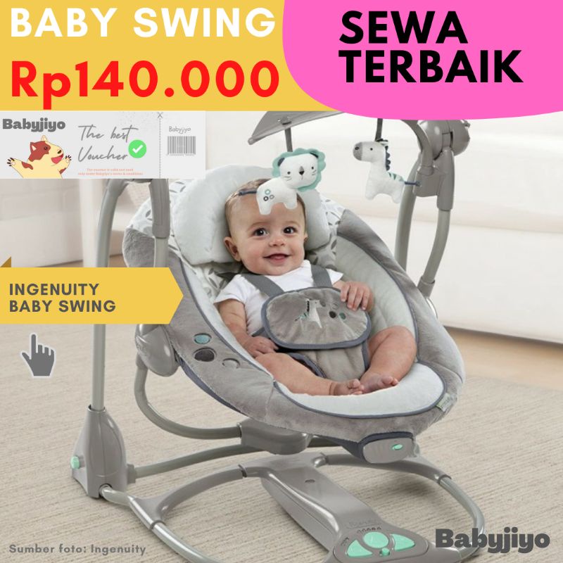 Jual Ingenuity swing 4 batteries powered (paket sewa terbaik) Shopee