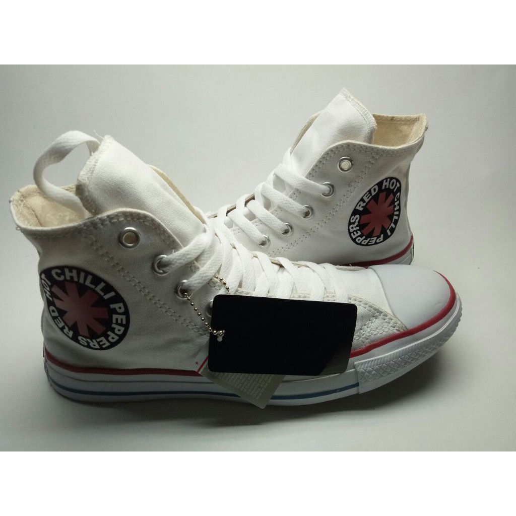 Converse red clearance hot chili peppers