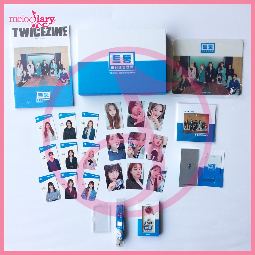 TWICE OFFICIAL FANCLUB 3rd GENERATION 特典