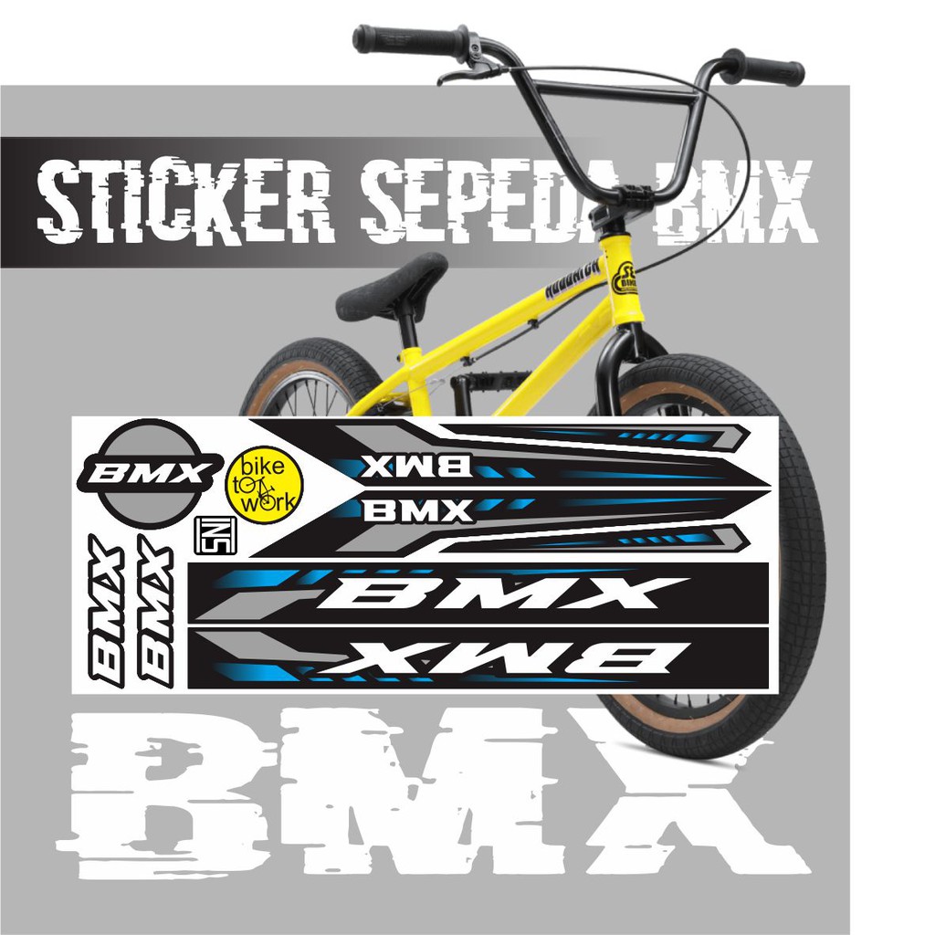 Jual STICKER SEPEDA BMX 02 VARIASI LIS SIMPLE ABU | Shopee Indonesia