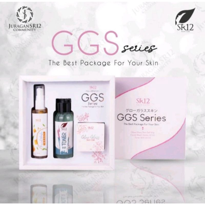 Jual Ggs Sr12glow Glass Skin Gelmencerahkan Kulit Wajah Berseri Seri Ggs Series Terdiri Satu 0960