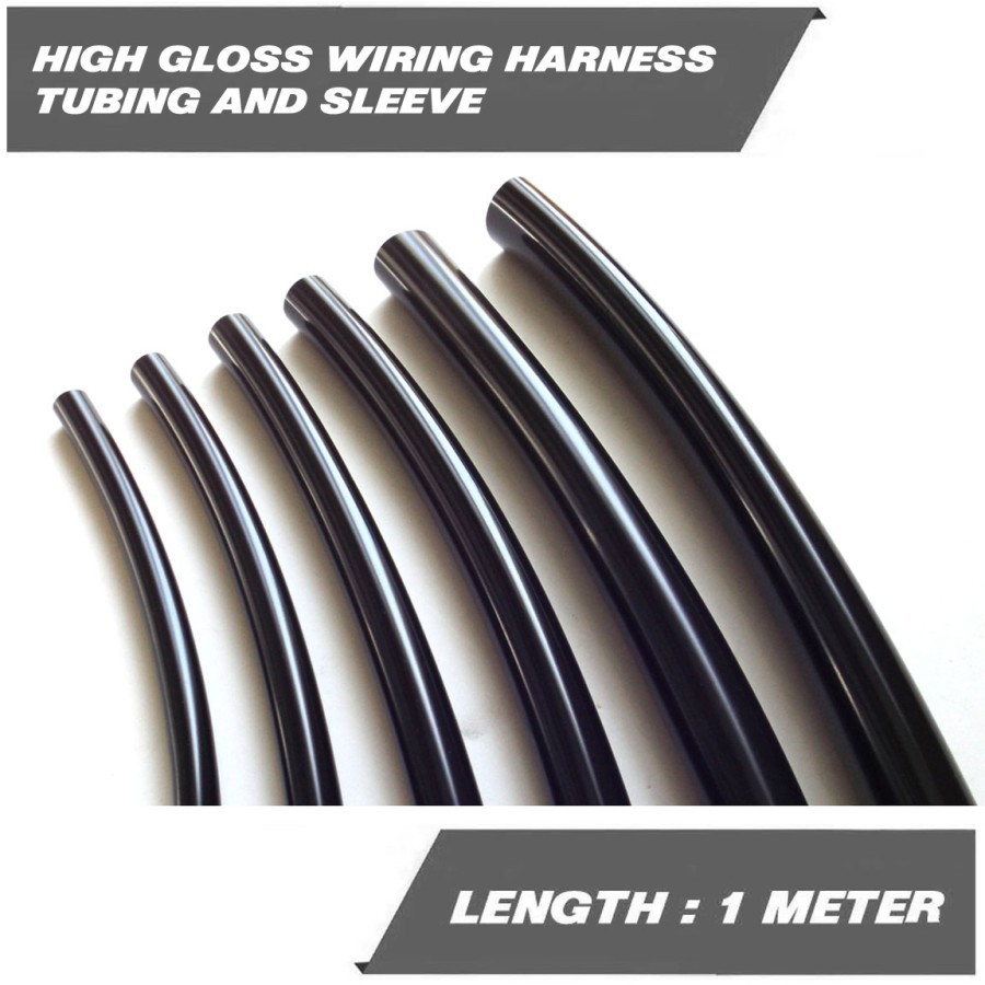 Jual High Gloss Wiring Harness Tubing Ecer 7 mm Selongsong Kabel
