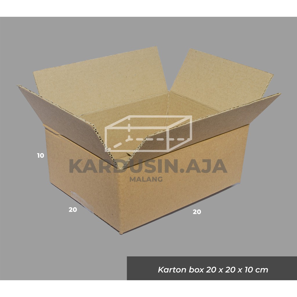 Jual Box Kardus Packing Kotak Kardus Polos Baru X X Cm Shopee Indonesia