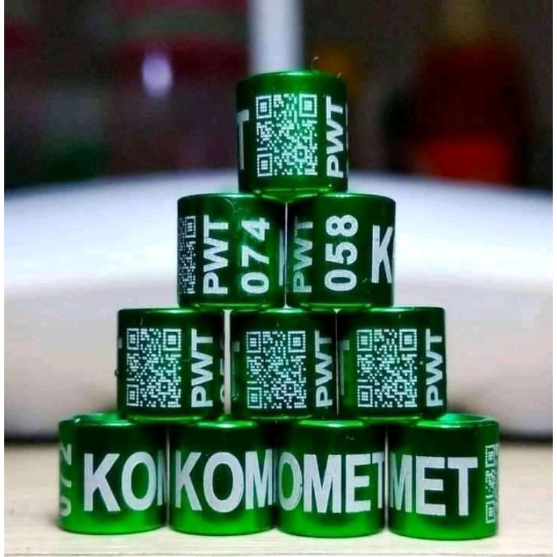 Jual RING BURUNG BARCODE ( COSTUM BARCODE ) / RING BURUNG COD / BAYAR ...