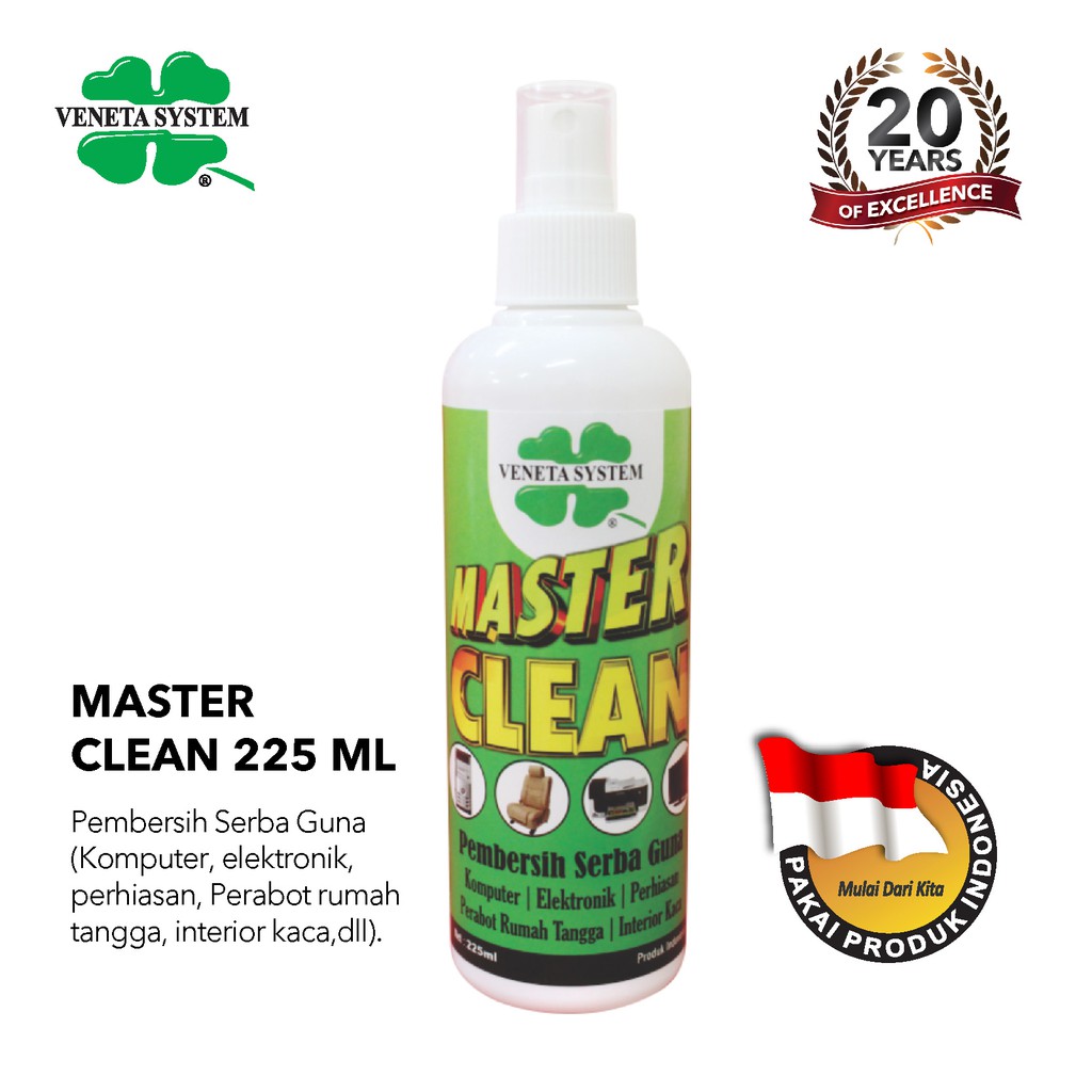 Jual MASTER CLEAN PEMBERSIH SERBAGUNA 100 ML - 225 ML | Shopee Indonesia