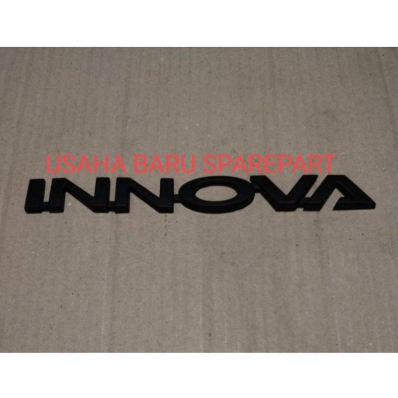 Jual emblem tulisan Innova lama hitam doff | Shopee Indonesia