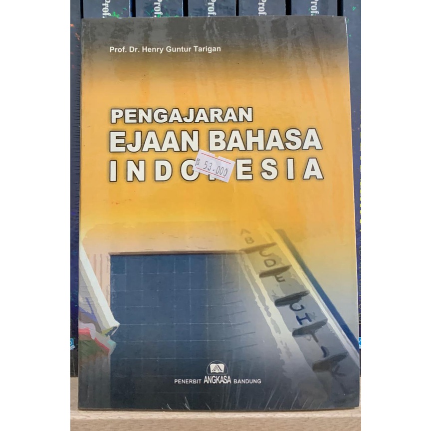 Jual Pengajaran Ejaan Bahasa Indonesia Henry Guntur Tarigan Shopee