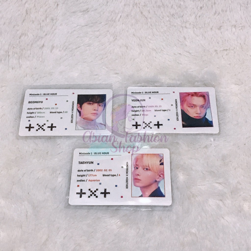 Txt vr トレカ txt VR concert 先行試写会 特典 トレカケース 硬質