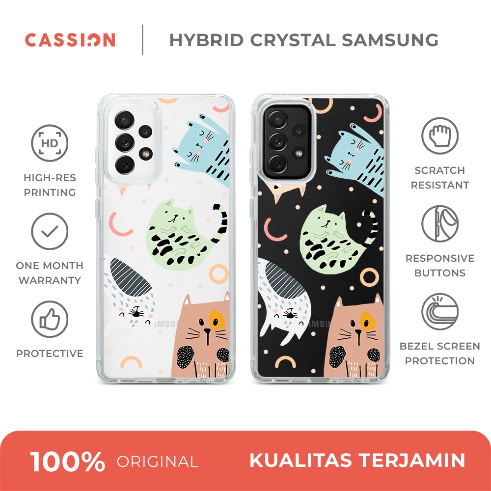 Jual Case Samsung A55 A35 A25 A15 A54 A34 A24 A14 A73 A53 A33 A13 A23 Hybrid Crystal Cassion My 7972