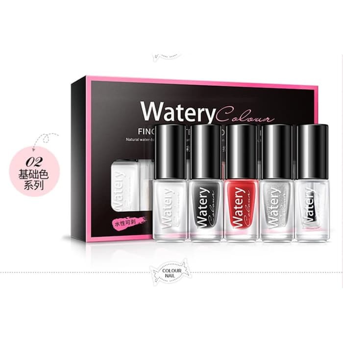 Jual ORIGINAL BIOAQUA WATERY COLOUR CUTEX SET #02 - KUTEK SET BIOAQUA ...