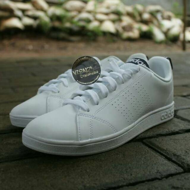 Adidas neo advantage triple white sale