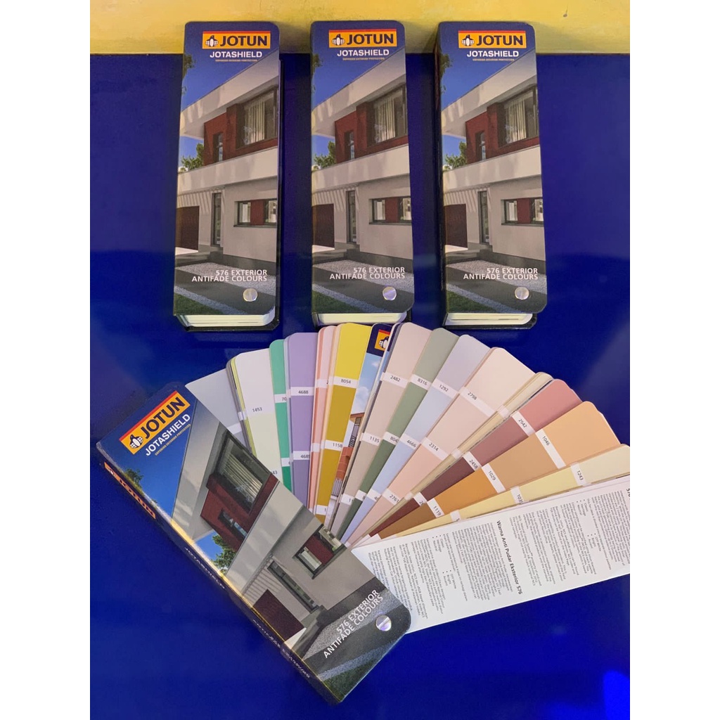 Jual KATALOG CAT DINDING FANDEX JOTUN COLOR CHART | JOTUN PALET | JOTUN ...