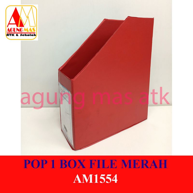 Jual POP 1 BOX FILE MERAH | Shopee Indonesia