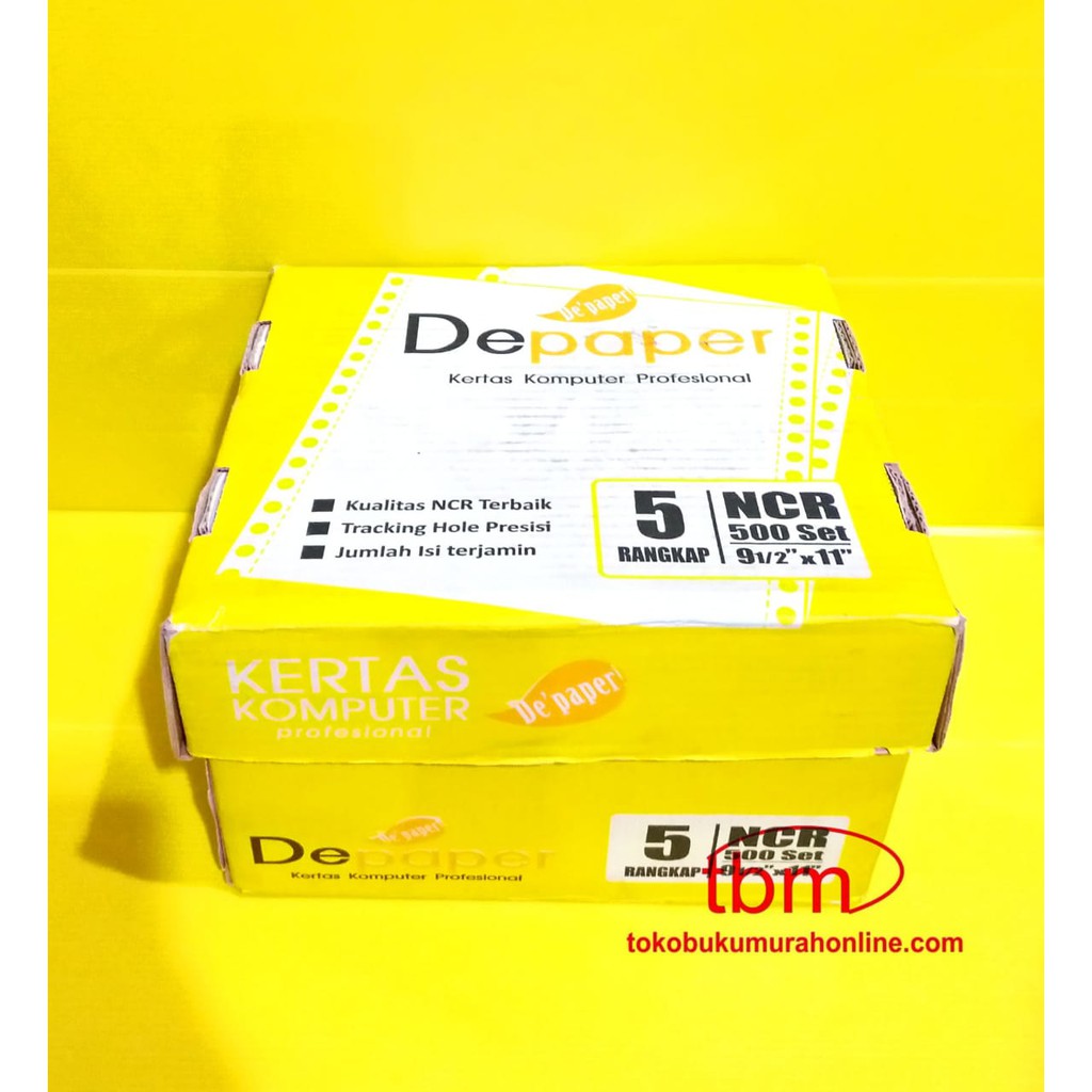 Jual CONTINUOUS FORM 5PLY 500SET DEPAPER Shopee Indonesia