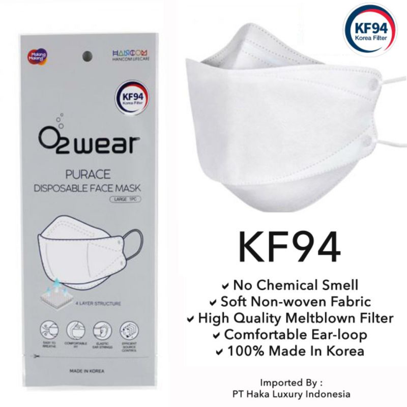 Jual Masker Terbaik Korea KF94 Premium Original Korean Mask 4ply