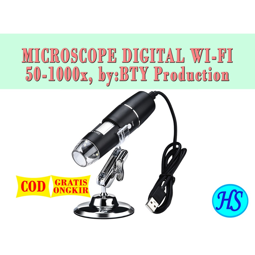 Jual WIFI Digital Microscope 50-1000x iOS Android Windows Mac | Shopee ...