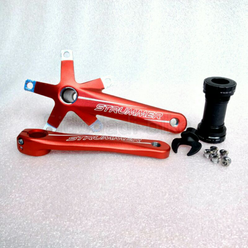 Jual Crank Arm Strummer Hollow HT2 Panjang Arm 170mm Bcd 130 Plus BB