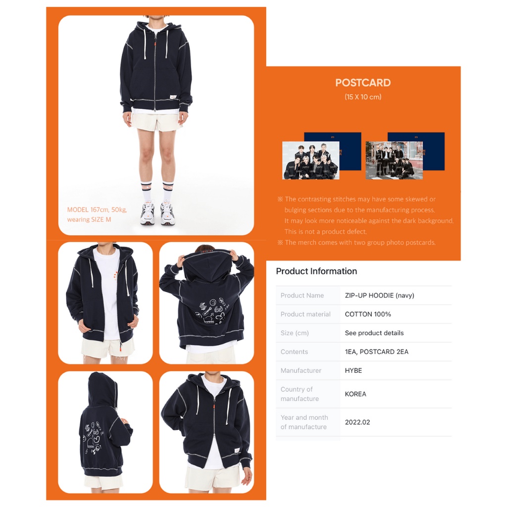 Jual [PO] BTS: Permission to Dance (PTD) Merch (MD) - Zip-Up