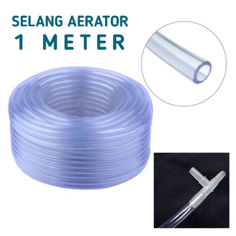 Jual Selang Aerator Bening Air Pump Aerator Aerasi Gelembung 1 Meter ...