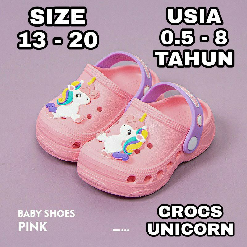 Unicorn crocs size on sale 13