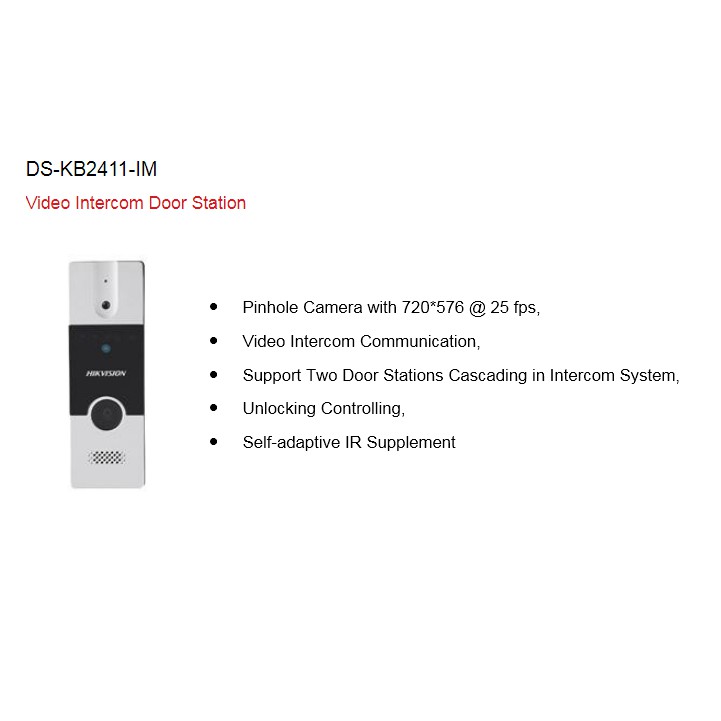 Jual Hikvision Standalone Access Control Terminal DSKB2411IM 4Line