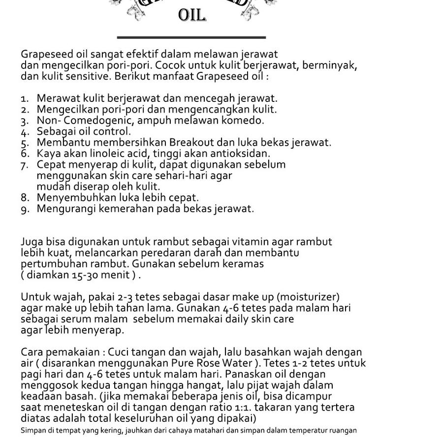 Jual New HAPLE Grapeseed oil BPOM Shopee Indonesia