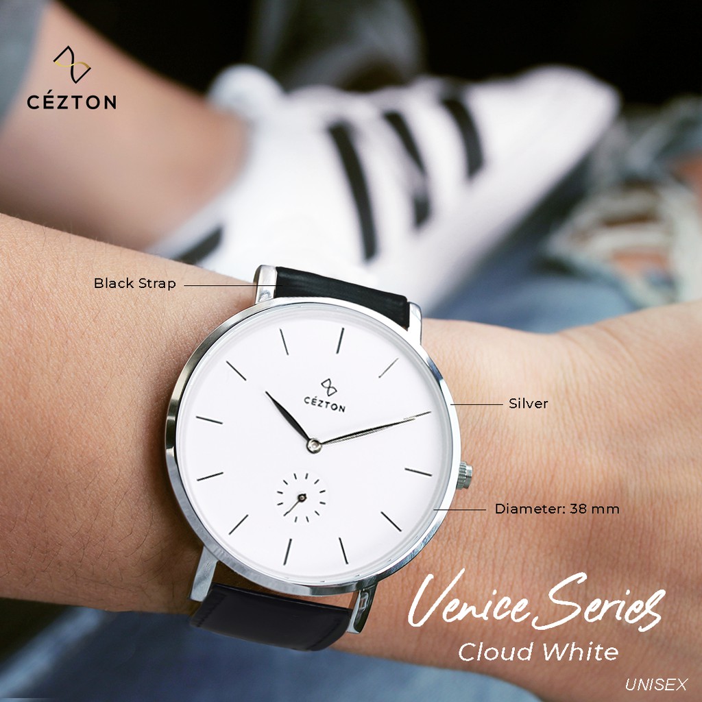 Jual Venice Series Cloud White Jam Tangan Unisex Pria Wanita Cezton Shopee Indonesia