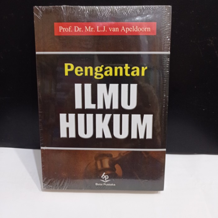 Jual Buku Pengantar Ilmu Hukum By Prof Dr Mr Van Apeldoorn Shopee Indonesia