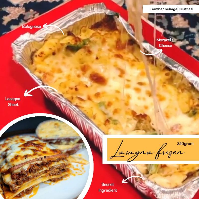 Jual Lasagna Frozen Food Shopee Indonesia