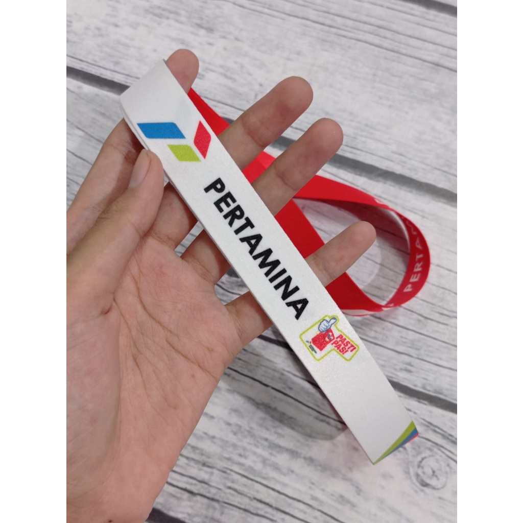 Jual Pancawarna - Cetak Lanyard PERTAMINA MERAH PUTIH | custom logo ...