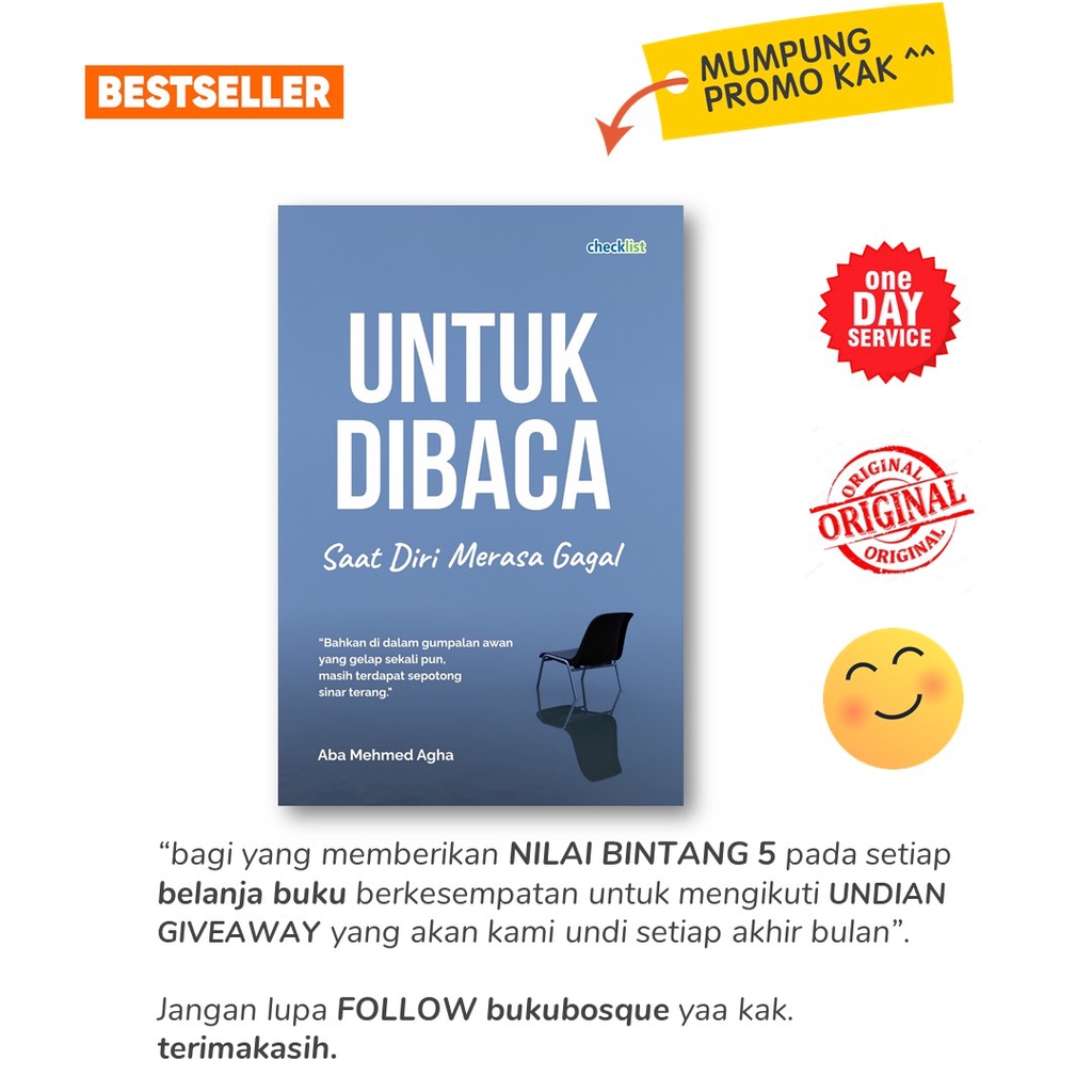 Jual BUKU UNTUK DIBACA SAAT DIRI MERASA GAGAL - CHECKLIST | Shopee ...