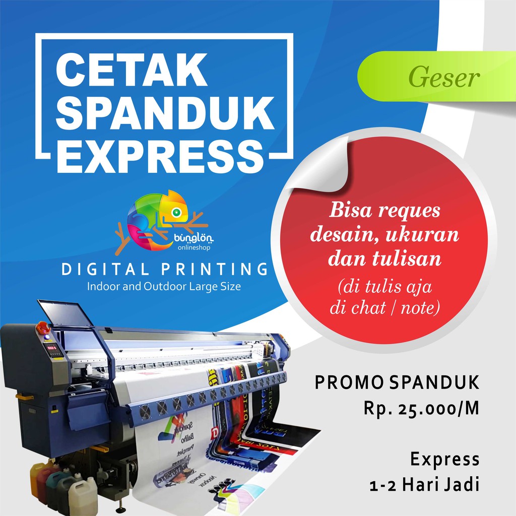 Jual Cetak Spanduk Banner Cepat Murah Berkualitas | Shopee Indonesia