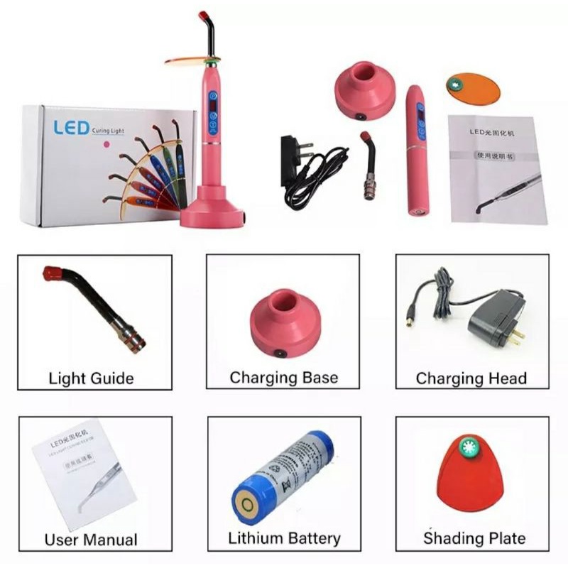 LED Rainbow Curing Light