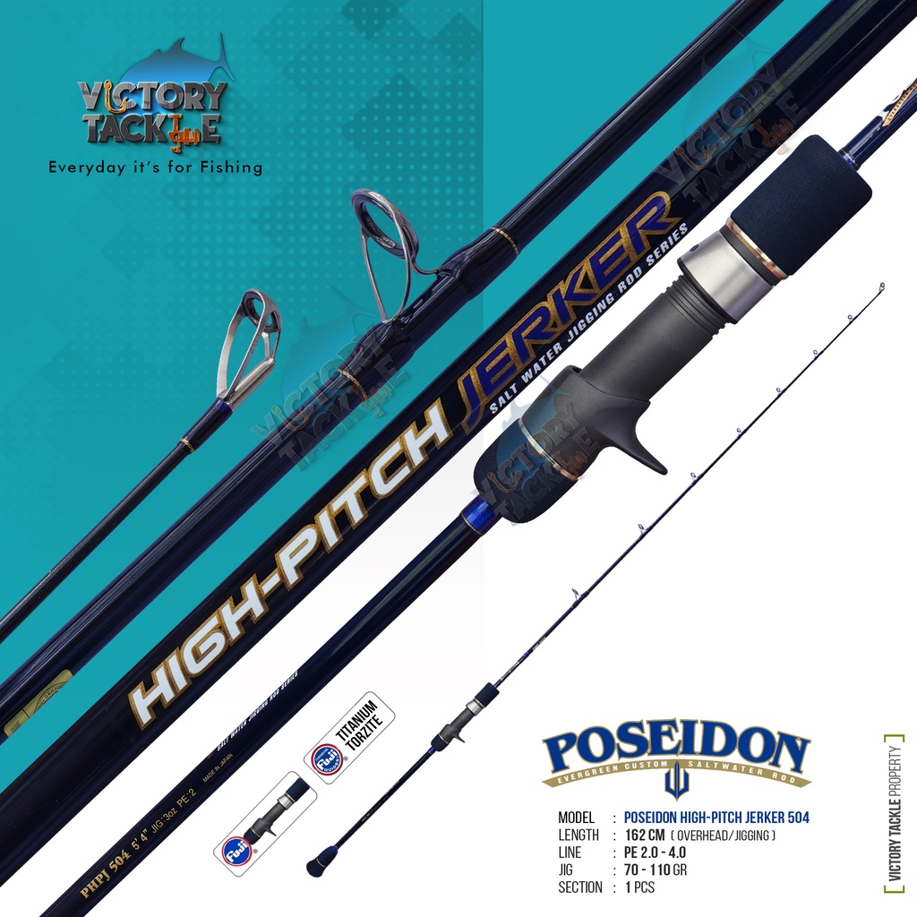 Jual Joran Pancing / Rod Evergreen Poseidon High Pitch Jerker PHPJ